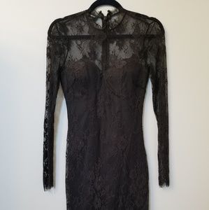 Bebe evening lace dress size 4
